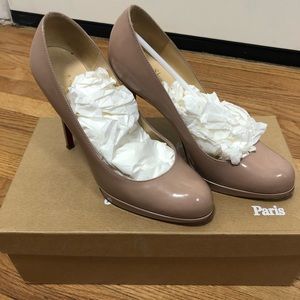 Christian Louboutin Simple Pump 120 patent calf
